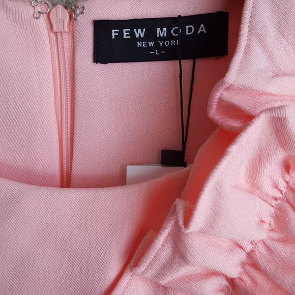 Few Moda Frill-Trimmed Mini Dress - Picture 5 of 7